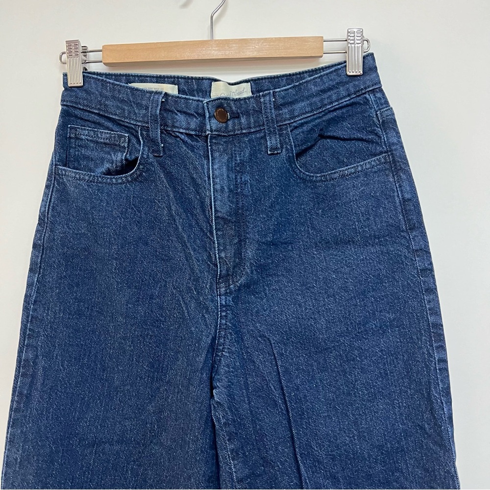 Universal Thread Dark Blue Rinse High Rise Wide Leg Jeans Size 6 - Picture 5 of 10